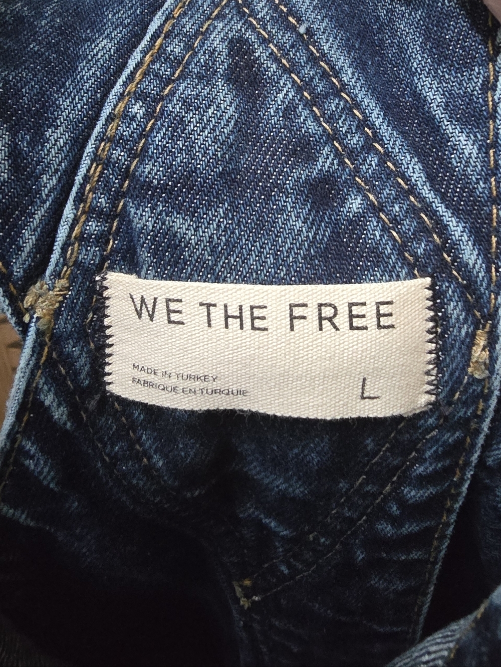 NWOT We The Free Good Luck Barrel Overalls~ Deep End - Picture 9 of 13